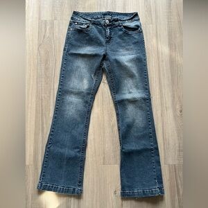 Bubblegum Dark Blue Flare Jeans